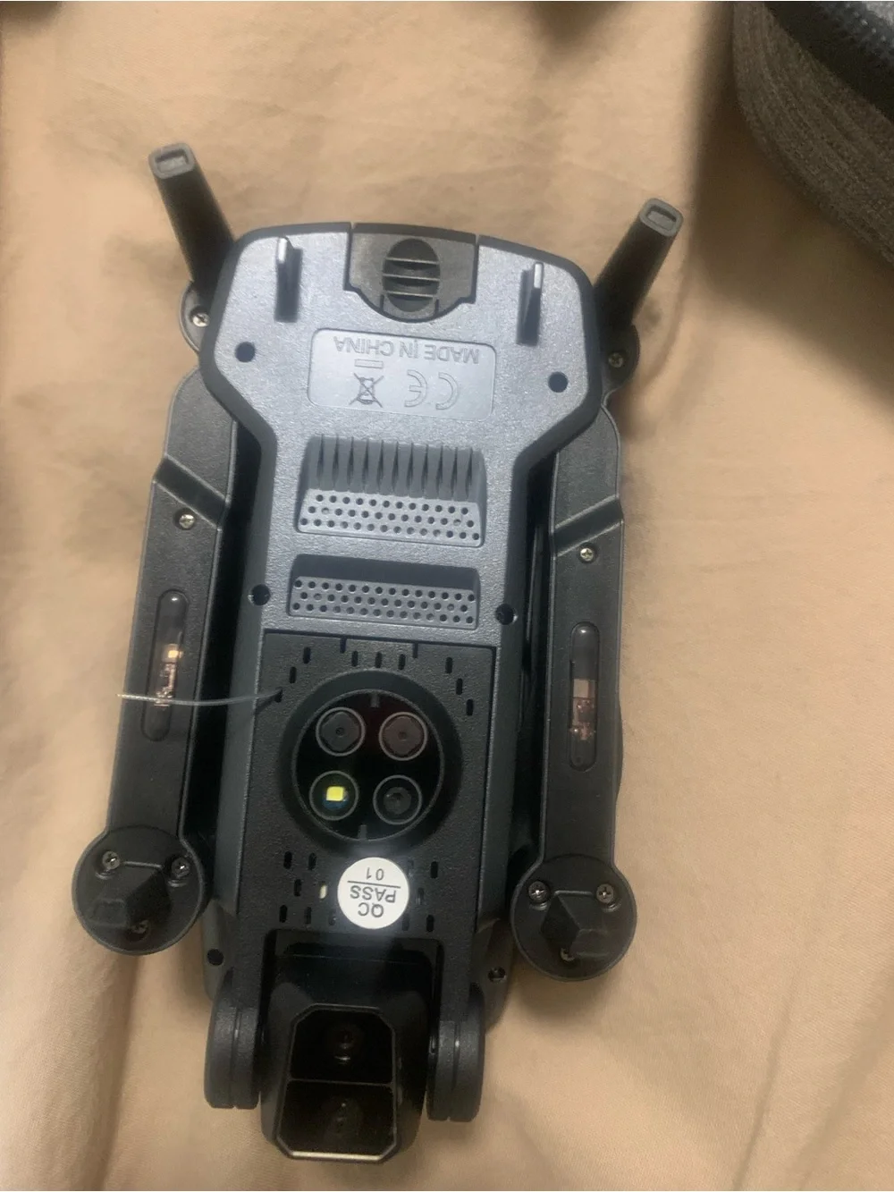 Black VR/Drone Controller with USB Cable and Spare Propellers